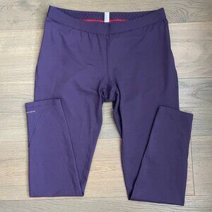 Columbia Sportswear Heavyweight Omni-Heat Baselayer Athletic Leggings Purple L